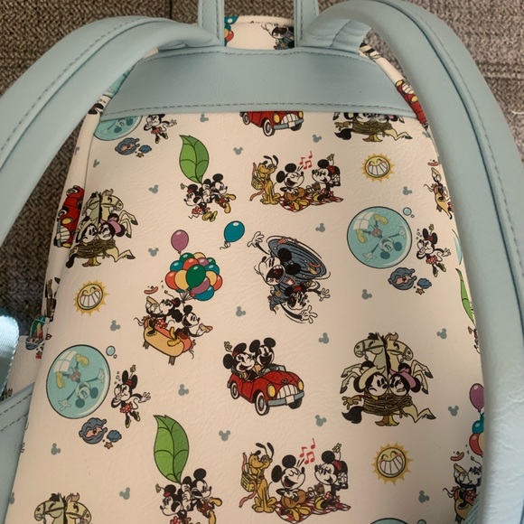 Mickey and Minnie's Runaway Railway Mini Loungefly backpack - Picture 2 of 12
